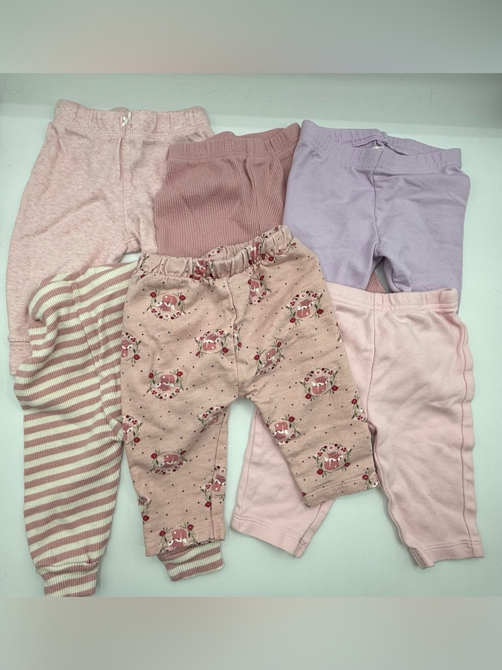 3 Month Girl's Pants Bundle (6 pcs)